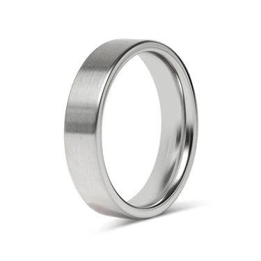 Brushed Flat Edge Ring