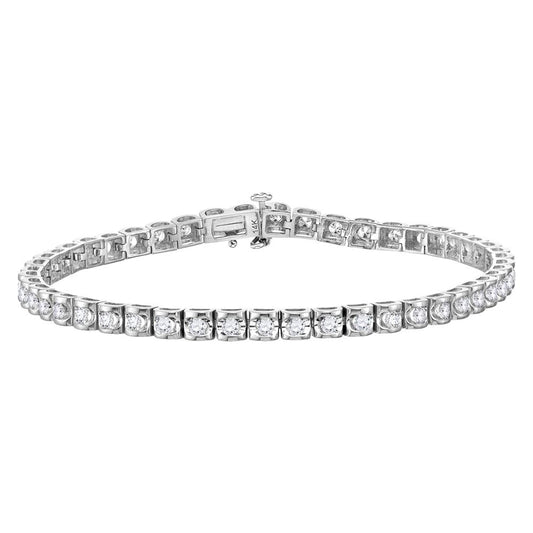 Silver Tennis Bracelet